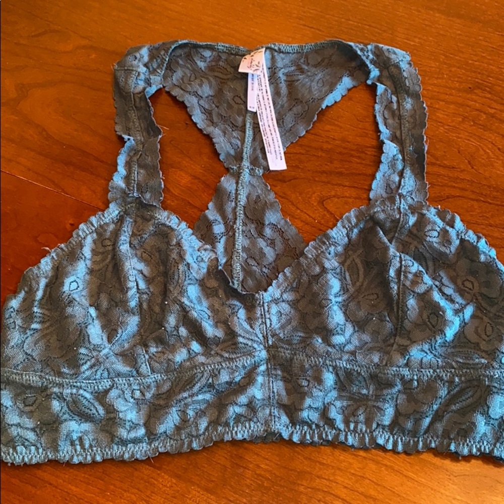 Free People Green Bralette